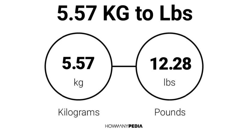 5.57 KG to Lbs – Howmanypedia.com