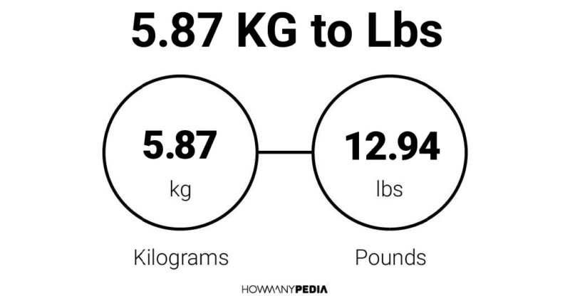 5.87 KG to Lbs