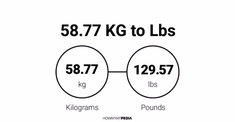 58.77 KG to Lbs