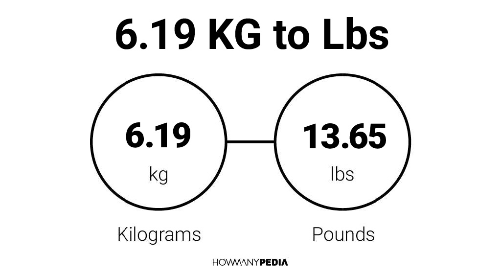 6.19 KG to Lbs – Howmanypedia.com