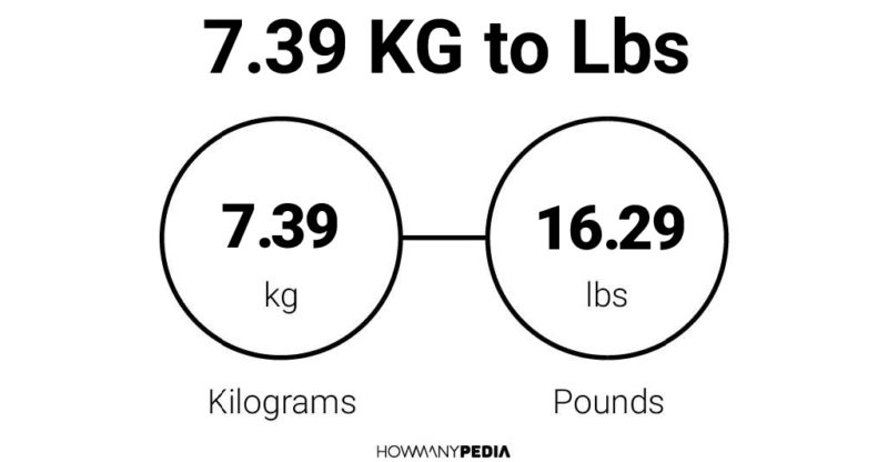 7.39 KG to Lbs