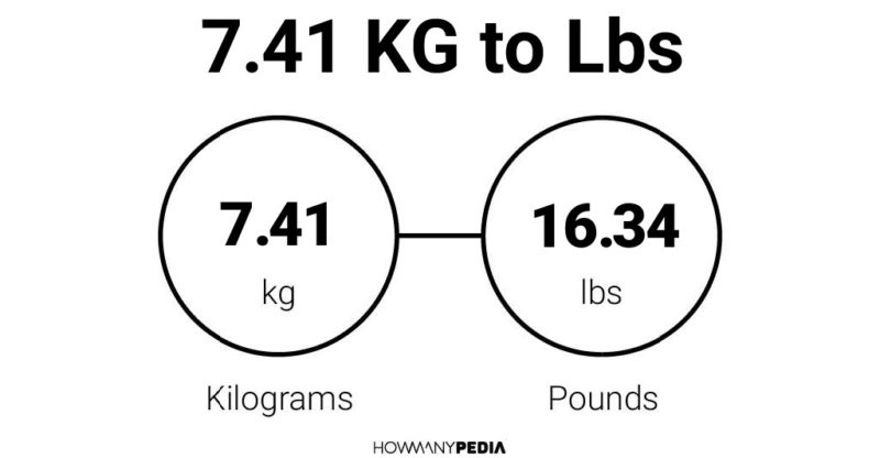 7.41 KG to Lbs