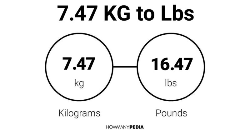 7.47 KG to Lbs