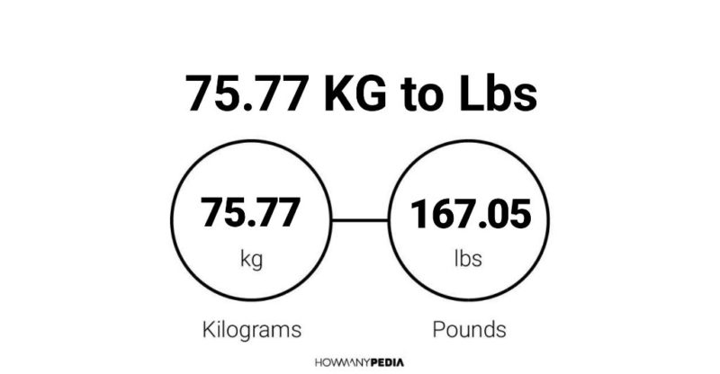 75.77 KG to Lbs