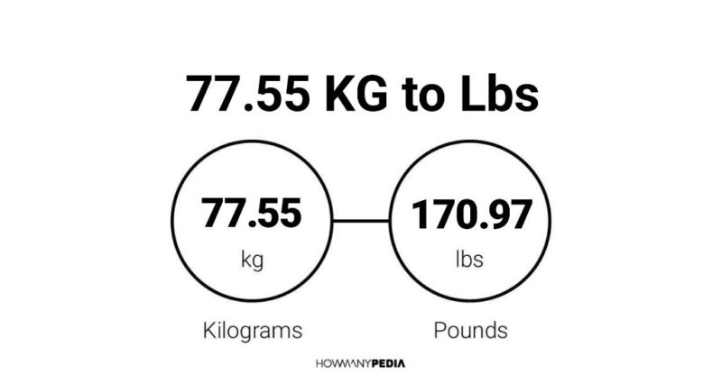 77.55 KG to Lbs