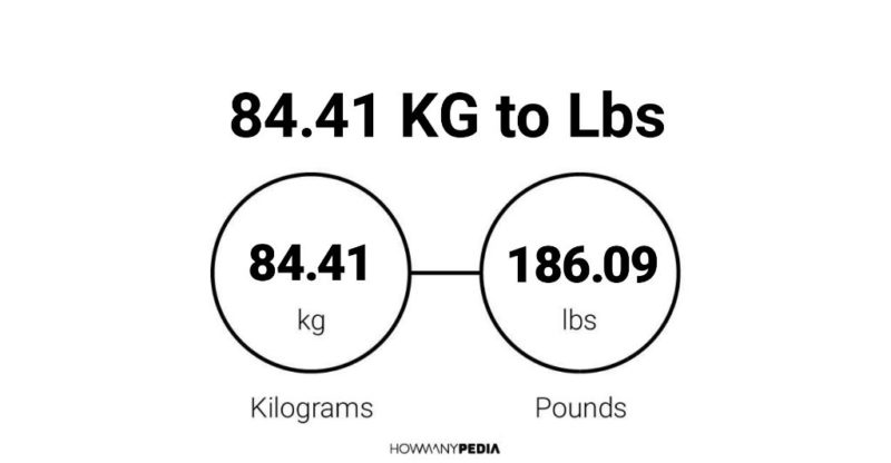 84.41 KG to Lbs