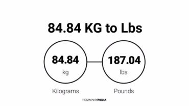 84.84 KG to Lbs