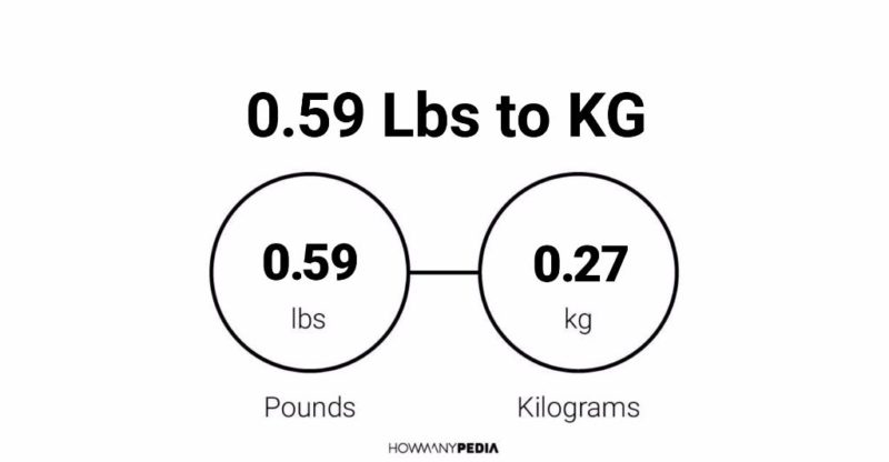 0.59 Lbs to KG