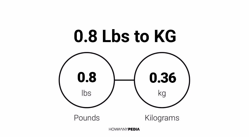 0.8 kg in on sale lbs