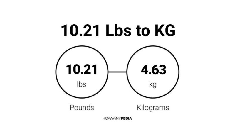 10.21 Lbs to KG