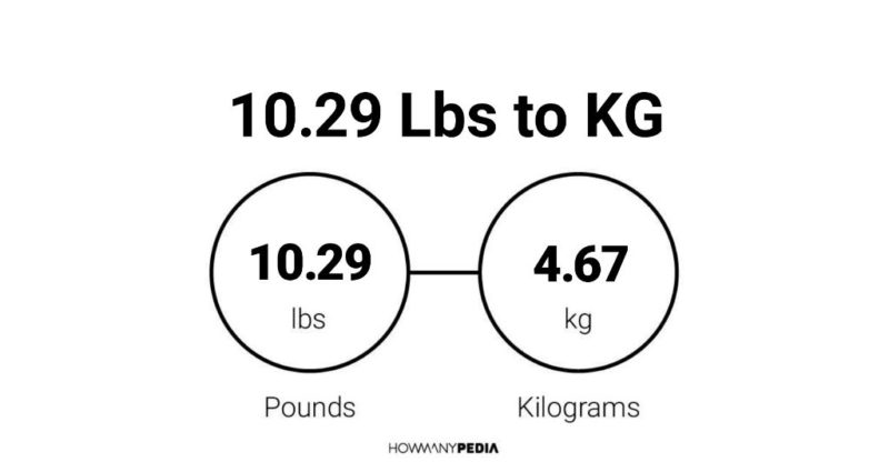 10.29 Lbs to KG