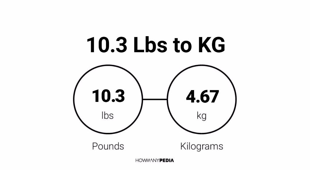 10.3 Lbs to KG - Howmanypedia.com