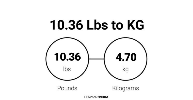 10.36 Lbs to KG