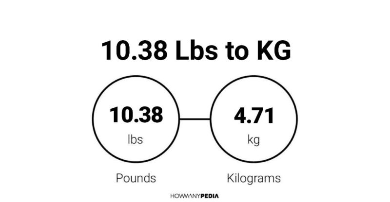 10.38 Lbs to KG