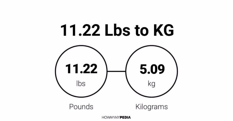 11.22 Lbs to KG