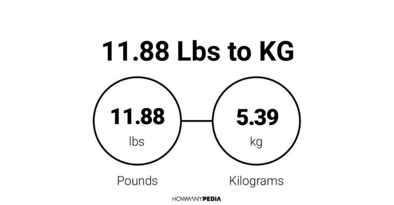 11.88 Lbs to KG