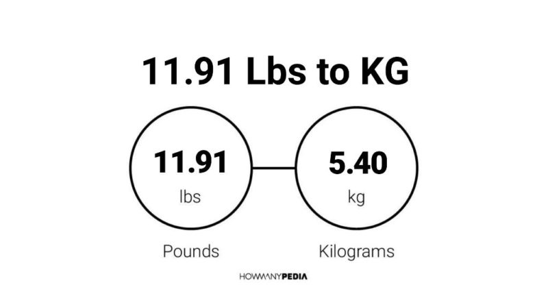 11.91 Lbs to KG