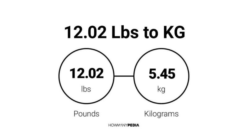 12.02 Lbs to KG