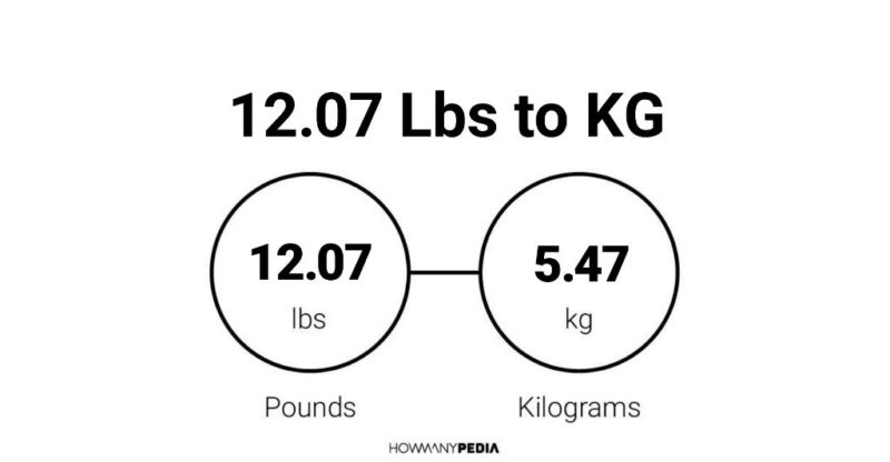 12.07 Lbs to KG