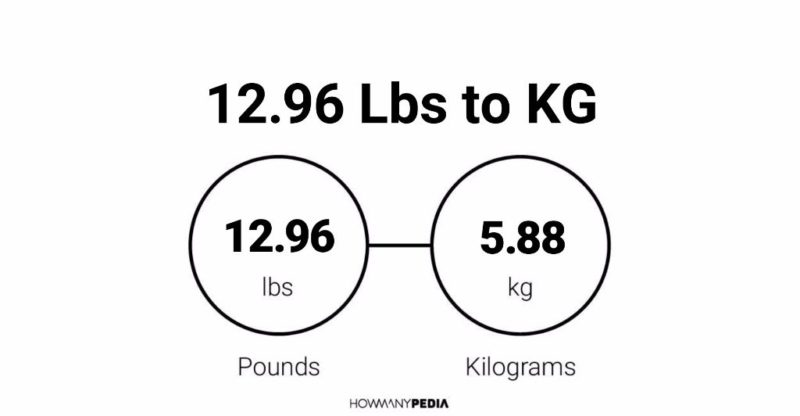 12.96 Lbs to KG