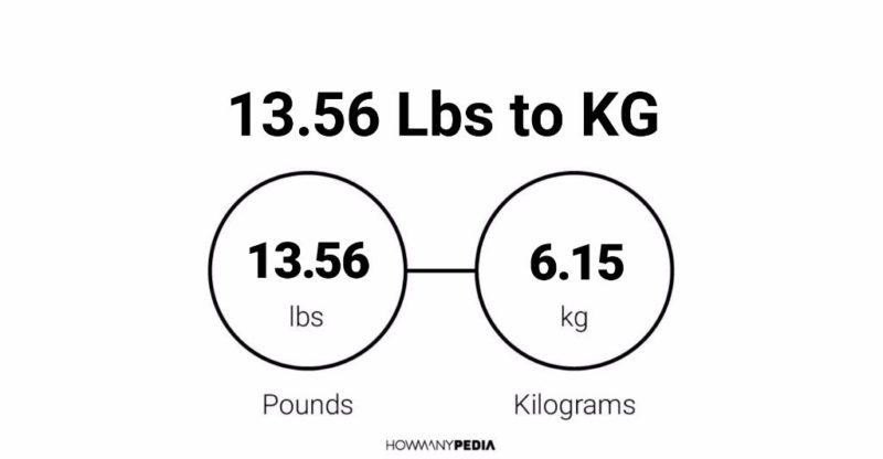 13.56 Lbs to KG