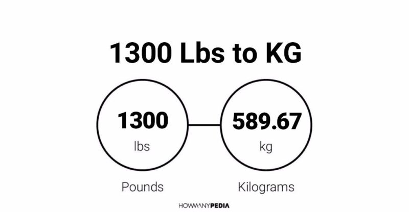 1300 Lbs To Kg Howmanypedia Com