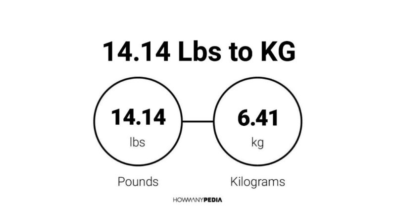 14.14 Lbs to KG