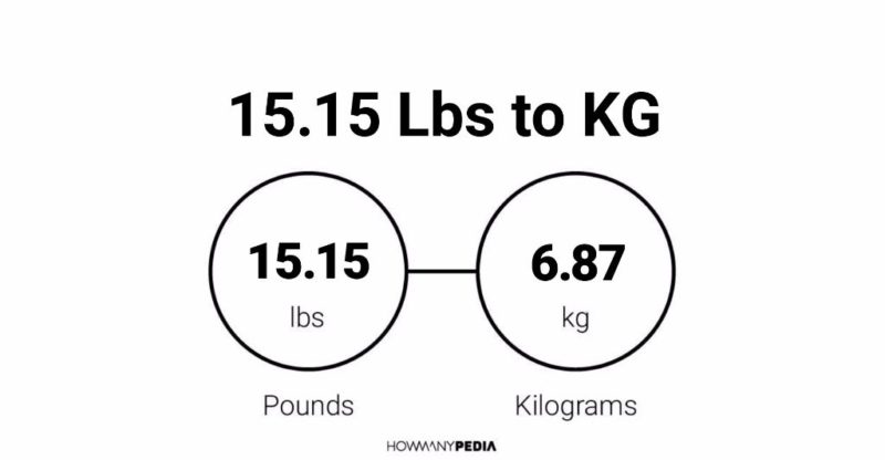 15 15 Lbs To Kg Howmanypedia Com