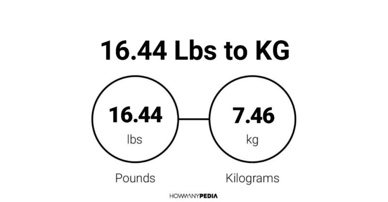 16.44 Lbs to KG