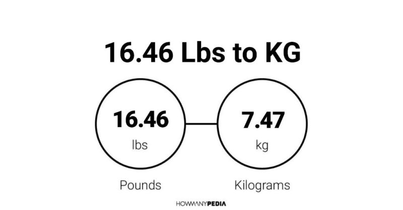 16.46 Lbs to KG