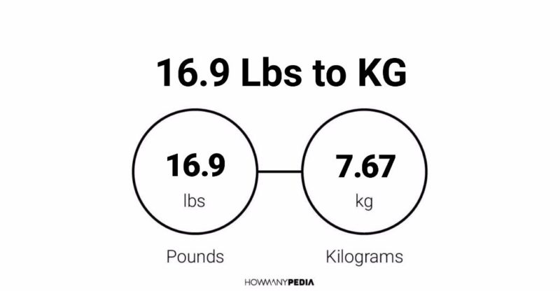 16.9 Lbs to KG