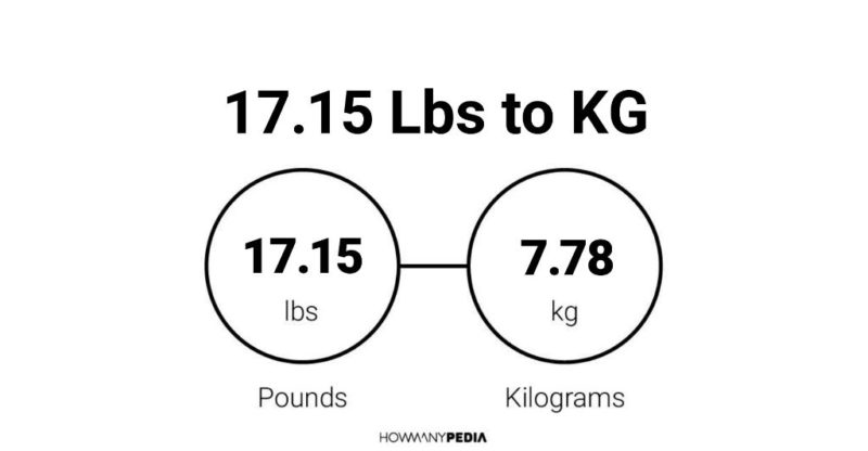 17.15 Lbs to KG