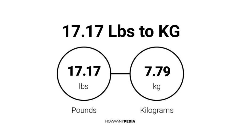 17.17 Lbs to KG