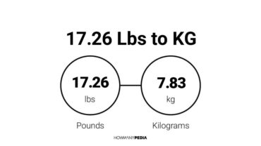 17.26 Lbs to KG