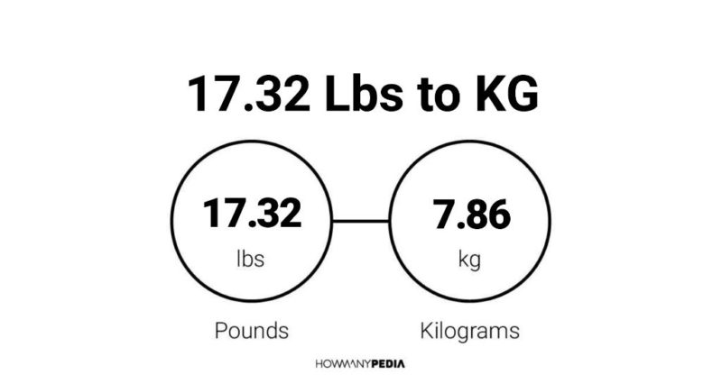 17.32 Lbs to KG