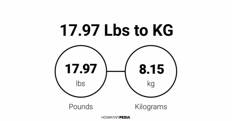 17.97 Lbs to KG