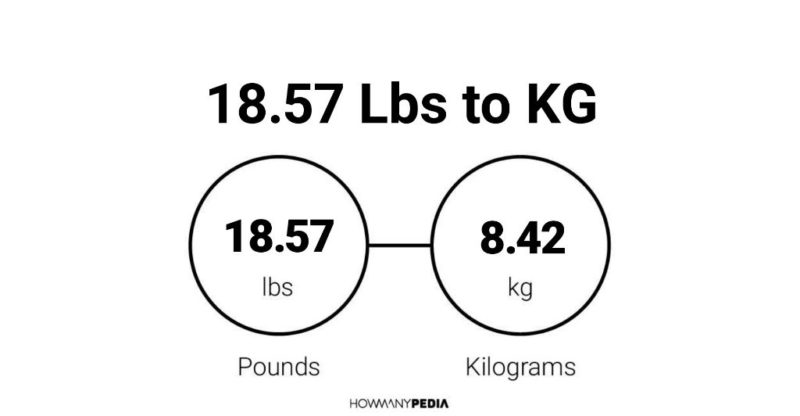 18.57 Lbs to KG