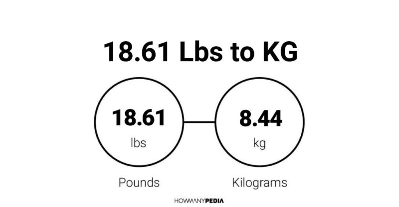 18.61 Lbs to KG