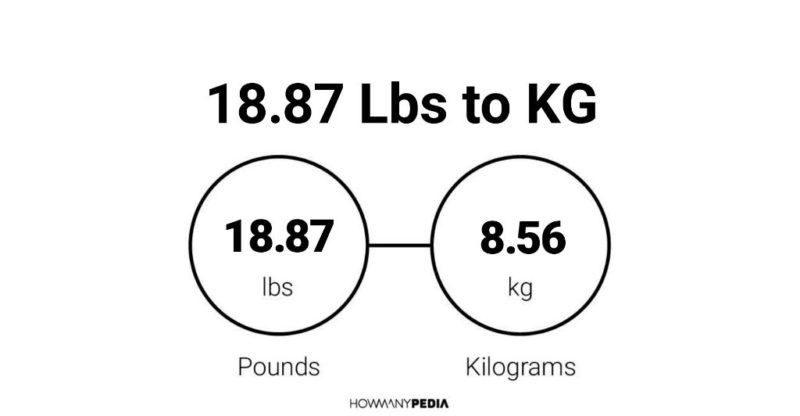 18.87 Lbs to KG