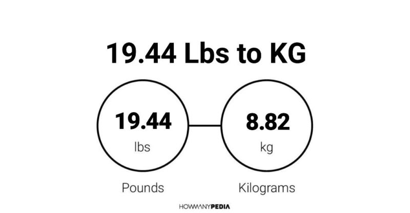 19 pounds 2025 in kg