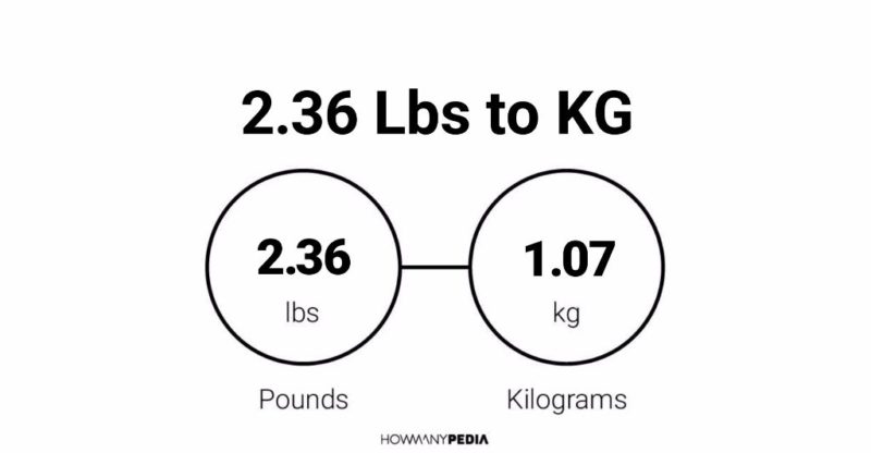 2.36 Lbs to KG