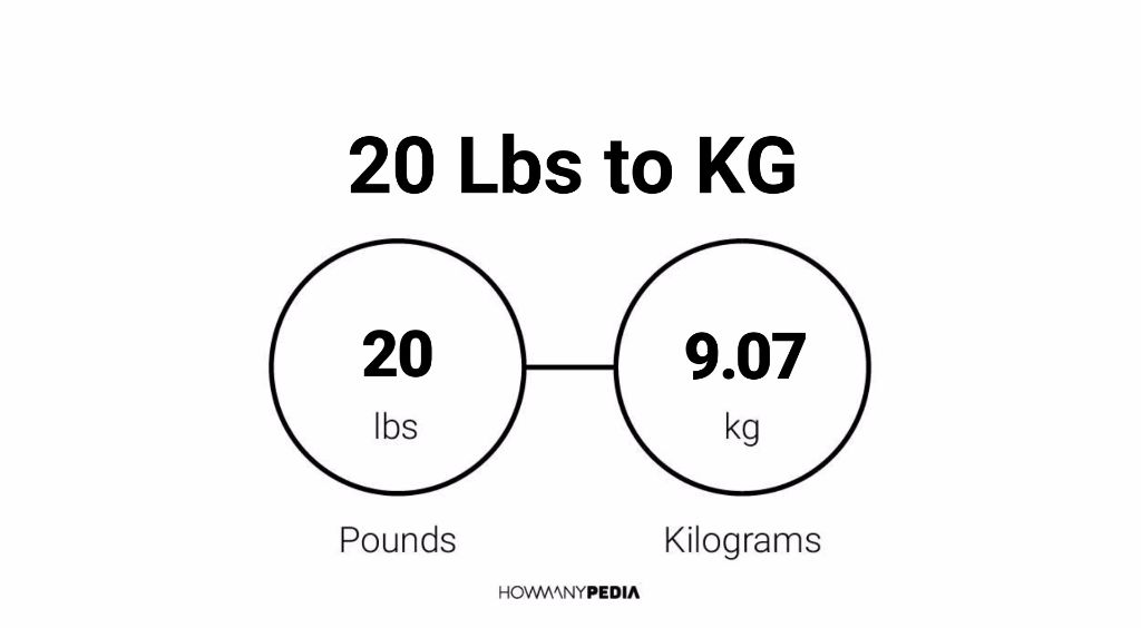 20 Lbs To KG Howmanypedia