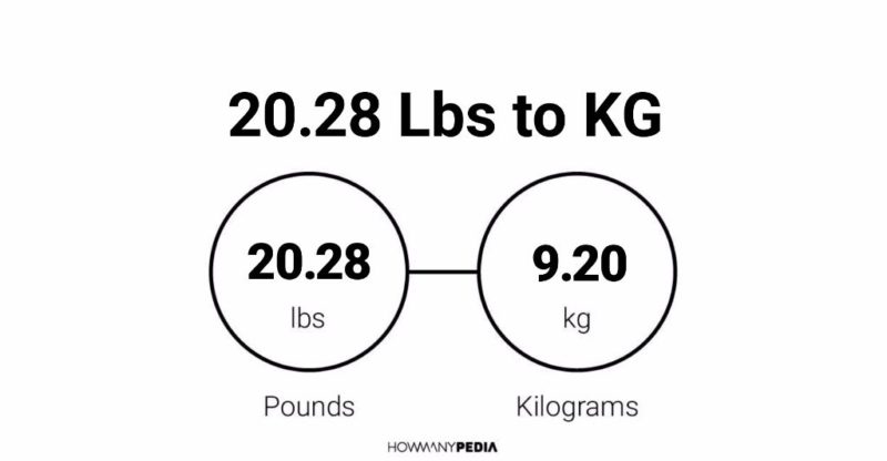 20.28 Lbs to KG