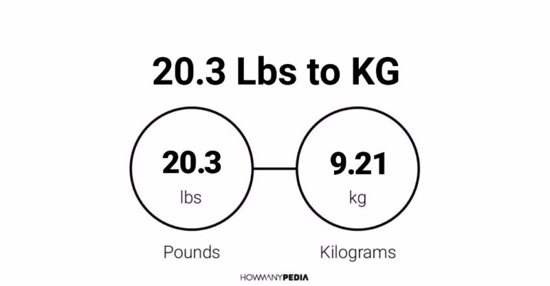 20.3 Lbs to KG