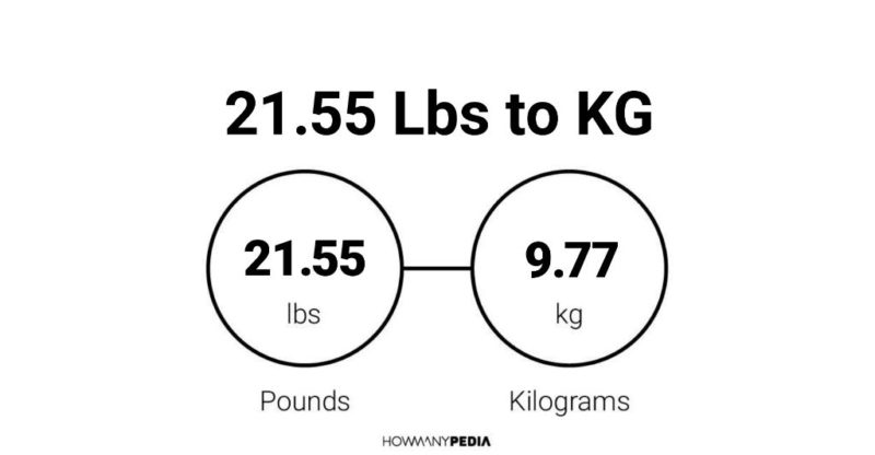 21.55 Lbs to KG