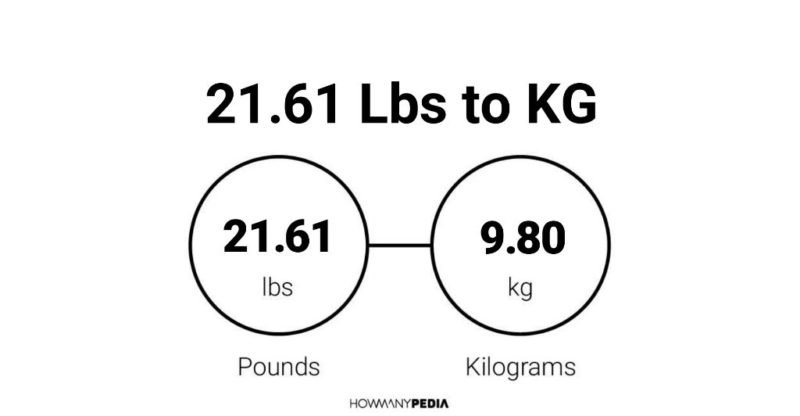 21.61 Lbs to KG