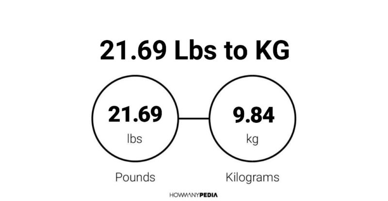 21.69 Lbs to KG