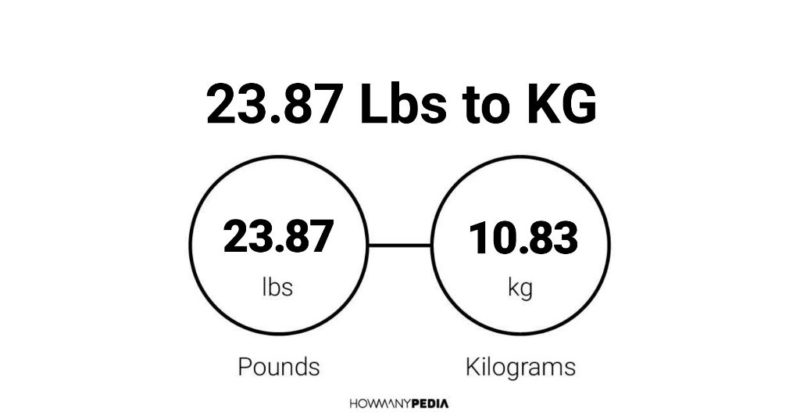 23.87 Lbs to KG