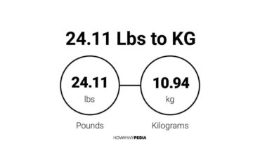 24.11 Lbs to KG