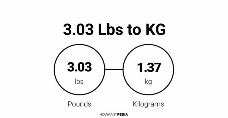 3.03 Lbs to KG